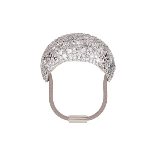 Jennifer Behr Латунь Резинки-спирали для волос Женские Серебряные