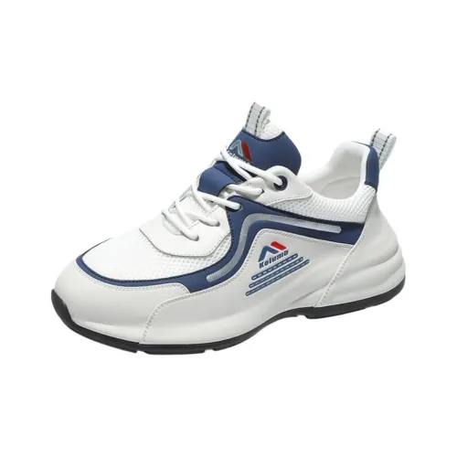 KOLUMB Юбка Resistant Высота Увеличивающая Низкий Топ Casual Мужской Белый Синий