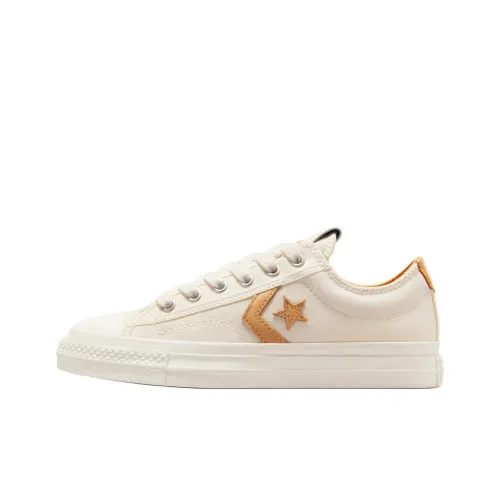 Converse Star Игрок 76 Устойчивые к истиранию Низкие Кеды Унисекс Бежевые