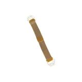 Золотой металл, миланский магнитный ремень + белый кот, ухо