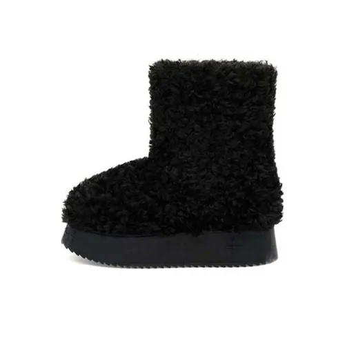 SMFK Сноубутсы Женские Дикий Черный