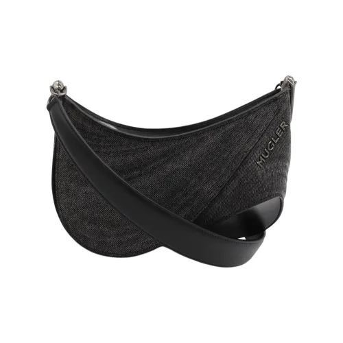 Mugler Нейлоновая Сумка через плечо Женская Черная