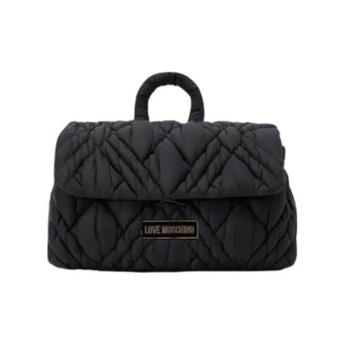 LOVE MOSCHINO Ткань Рюкзак Средний Женские Черный