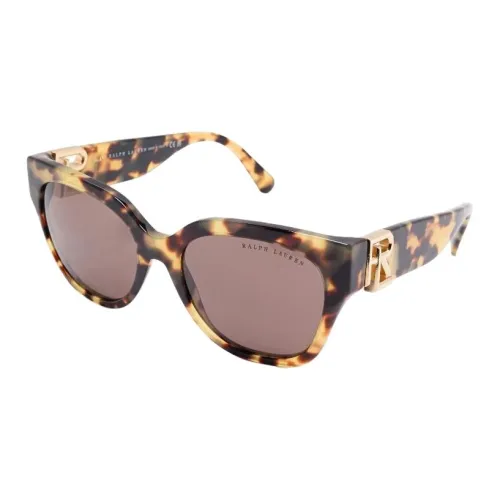 LAUREN RALPH LAUREN Ацетат OVAL SUNGLASSES Женские Коричневый