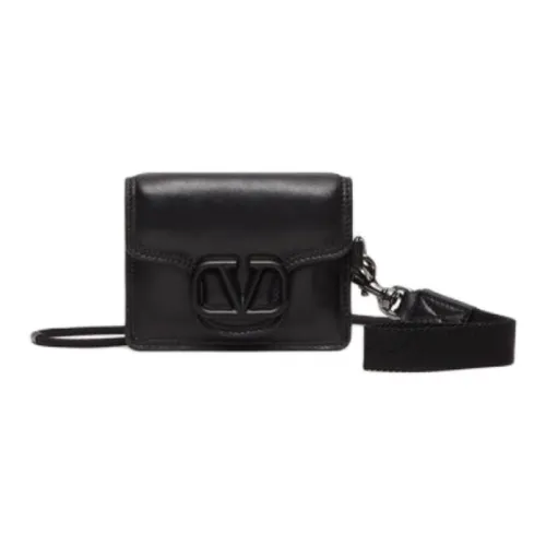 Valentino Garavani Sheepskin Wallet Men's Black
