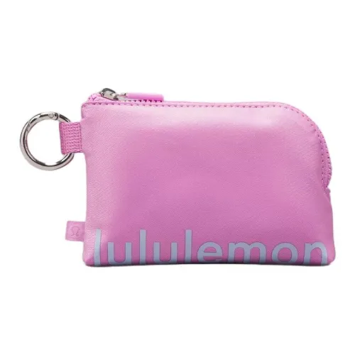 lululemon Нейлон Картхолдер Женские Георгин Фиолетовый Синий Льняная ткань