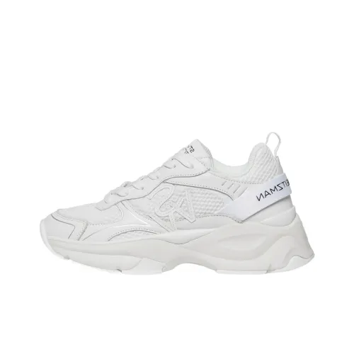 Stuart Weitzman SW Trainer Low Топ Повседневная обувь Женская Белая