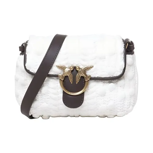 PINKO Шерсть Сумка через плечо Сумка на плечо Стандартная Женская Белая