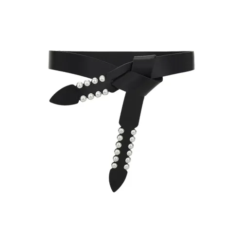 ISABEL MARANT Кожаные ремни Женские Черный Ширина 3 см