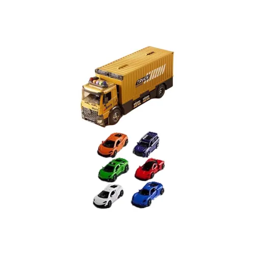 TEMI Карго-прицеп Контейнер Журавль Большой Грузовик Сплав Экскаватор Автомобильное Транспортное Машиностроение Игрушки