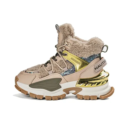 NAUTICA Толстые кроссовки High Top Абрикосовые Женские