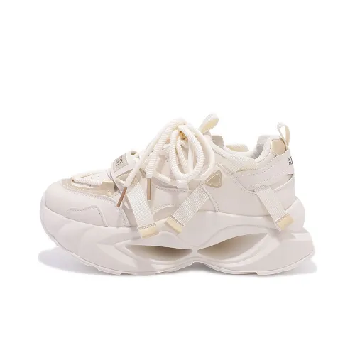 Shen Linsen Slip-resistant Abrasion-resistant Low Top Footwear Women's Beige Gold