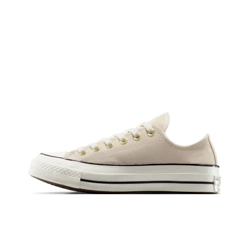 Converse Chuck 70 Противоскользящие Устойчивые к истиранию Низкие Кроссовки для скейтбординга Женские Бежевые