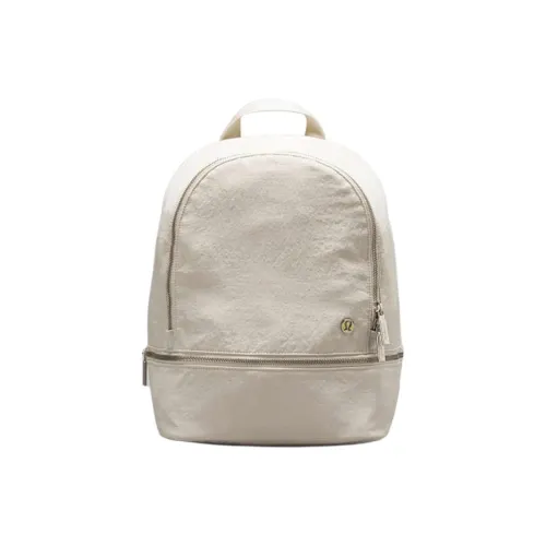 lululemon Нейлон Рюкзак Мини Женский Костяной Белый