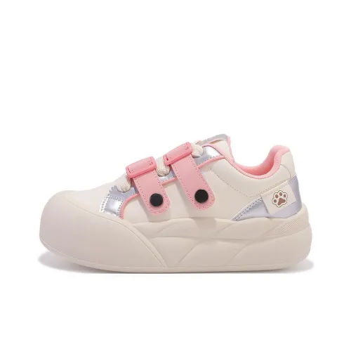 Shen Linsen Slip-resistant Abrasion-resistant Low Top Skateboard Shoes Women's Beige Pink Шен Линсен Противоскользящие Устойчивые к износу Низкие Кроссовки для скейтбординга Женские Бежево-розовые