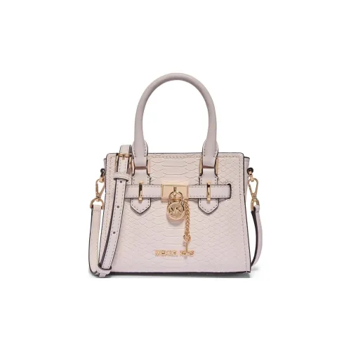 MICHAEL KORS Hamilton series Холст Сумка через плечо Сумка Маленькая Женская Светло-кремовая