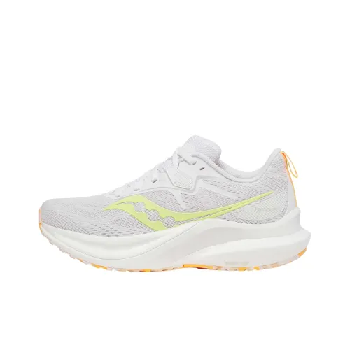 Saucony Tempus TanTu 2 Slip-resistant Abrasion-resistant Низкий топ Беговые кроссовки Женские Белые