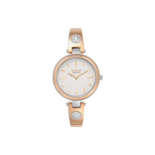 VERSUS VERSACE Women's Watch Кварцевый механизм Стальной ремешок 34 мм Белый циферблат