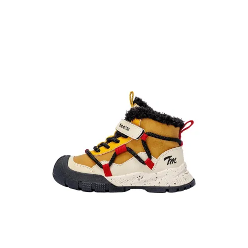 teenmix Антислип Резистентная к истиранию Детская Хлопковая Обувь Охровый Желтый