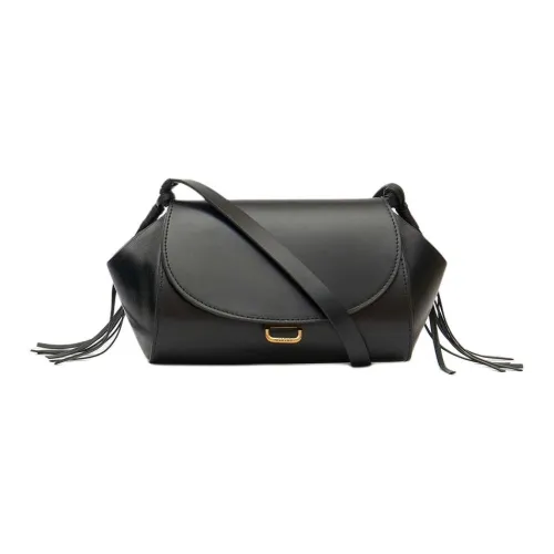 ISABEL MARANT Сумка через плечо из коровьей кожи женская черная