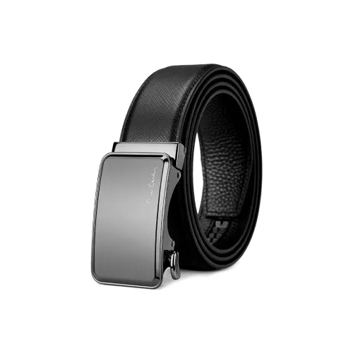 PIERRE CARDIN Ремни из коровьей кожи Мужской Черный 3,5 см