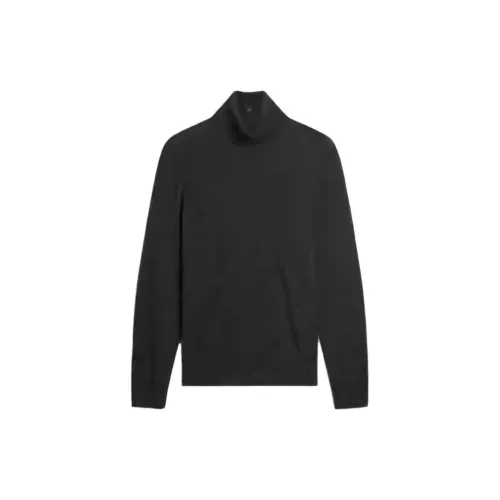 Dunhill FW24 Кашемир Свитер Мужской Угольный Серый