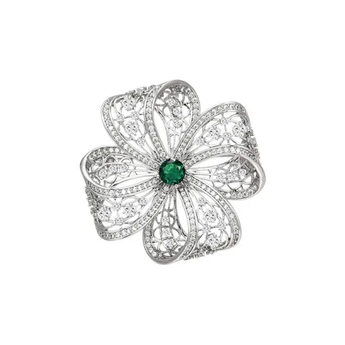 Lockstarfy Eco Friendly Медный Циркон Броши Женские