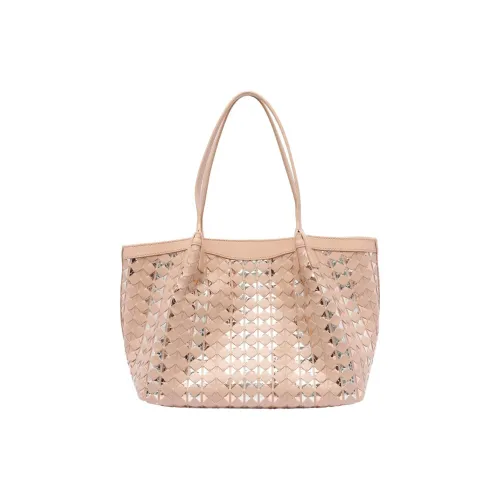 Serapian Lambskin Tote Bag Shopping Bag Shoulder Bag Handbag Small Women's Pink