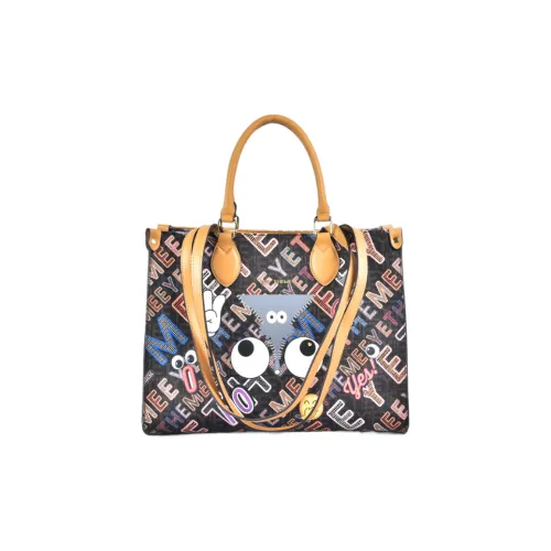 EYE THEME ПУ (полиуретан) Одно плечо Сумка Большая Женская Многоцветная