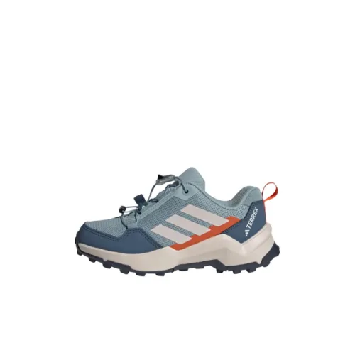 adidas Terrex Ax4 Противоскользящая Устойчивая к истиранию Низкий Топ Детская Туристическая Обувь Синий Детский