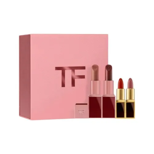 TF Naked Подарочный набор роз Помады Сатин Лустер Длинное Сохраняющее Цвет лица Четырехкомпонентный Набор