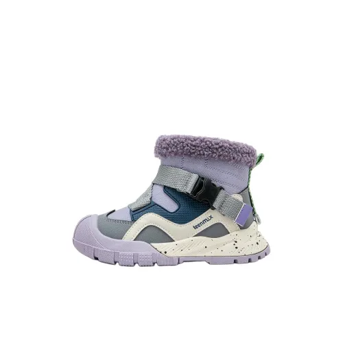 teenmix Антислип Резистентный к Износу Детская Хлопковая Обувь Розовый Фиолетовый Слоновая Кость