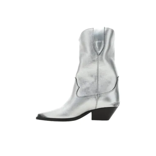 ISABEL MARANT Duerto Ботильоны 4CM Женские Серебряные