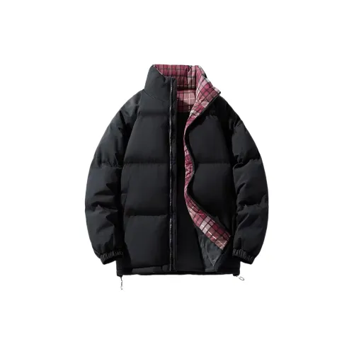 NOOING Хлопковый пуховик унисекс черного цвета