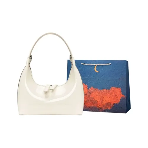 Elsvet ПУ (полиуретан) Сумка Женская Белая Серебряная Черная Красная Розовая