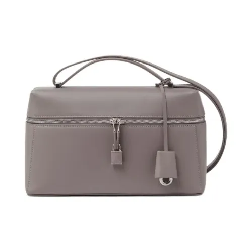 Loro Piana Extra Bag Коровья кожа Сумка через плечо Сумка на плечо Стандартная Женская Weathered Layer Цвет Антично-серебристый