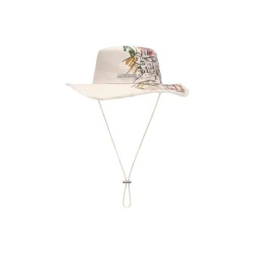 Шляпы Jacquemus Bucket Unisex Бежевые