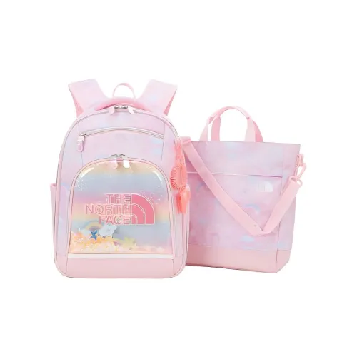 The North Face Полиэстер Рюкзак с Сумкой Комбо Набор Детский Розовый