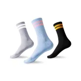 3 пачки (Черный + Светло-серый + Далекий небесный синий)