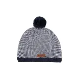 Глубокий морской синий - белый