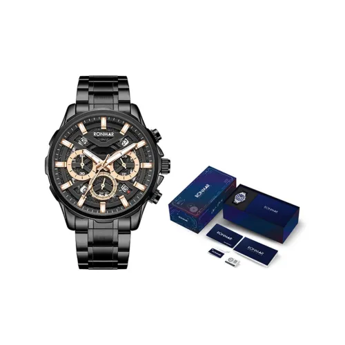 RONMAR Hayate Кварцевый механизм Часы Мужские Синий циферблат