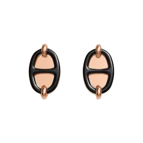 HERMES Mini Maillon Металлические Серьги Женские