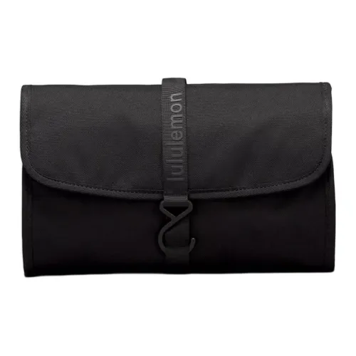 lululemon Нейлоновая сумка для туалетных принадлежностей стандартная унисекс черная