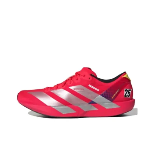 Adidas Adizero Adios 9 Беговые кроссовки Низкий Топ Красный Мужской