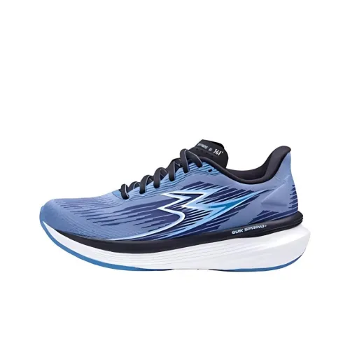 361° SPIRE6 Амортизирующие подошва Противоскользящие Устойчивые к истиранию Низкий топ Беговые кроссовки Женские Фиолетовые