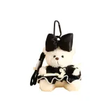 Плюшевый костюм медведя - черная юбка