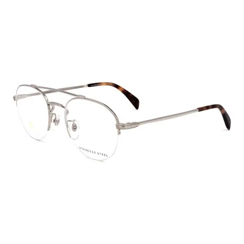 DAVID BECKHAM Металл Aviator Оправы для очков Унисекс Серый