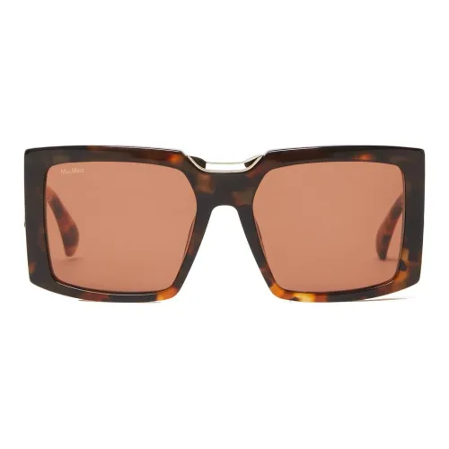 MaxMara Ацетат Квадратные Солнцезащитные очки Мужские Черепаховый