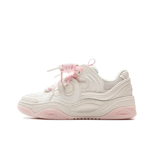 Подкладка Expedition 3 Скейтборд Кроссовки Низкие Бело-Розовые Женские