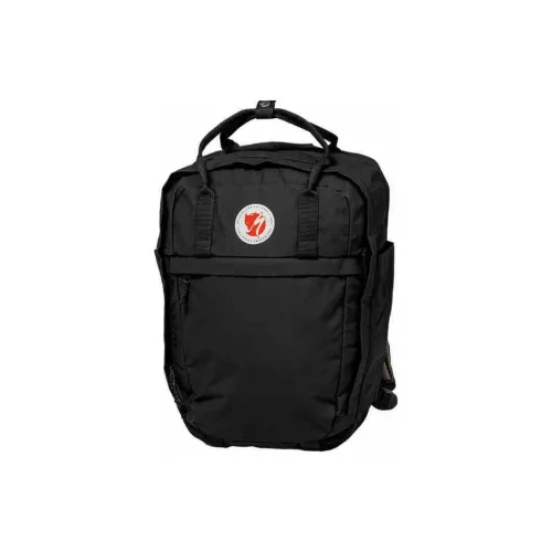 Fjallraven × SPECIALIZED Lightning Коллаборация Винил Рюкзак Унисекс Черный